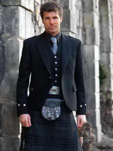 Grey Spirit Kilt Outfit.