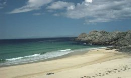 The coastline at Hogh Bay in the Isle of Coll