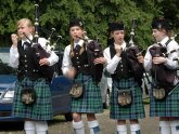 Learning to play bagpipes